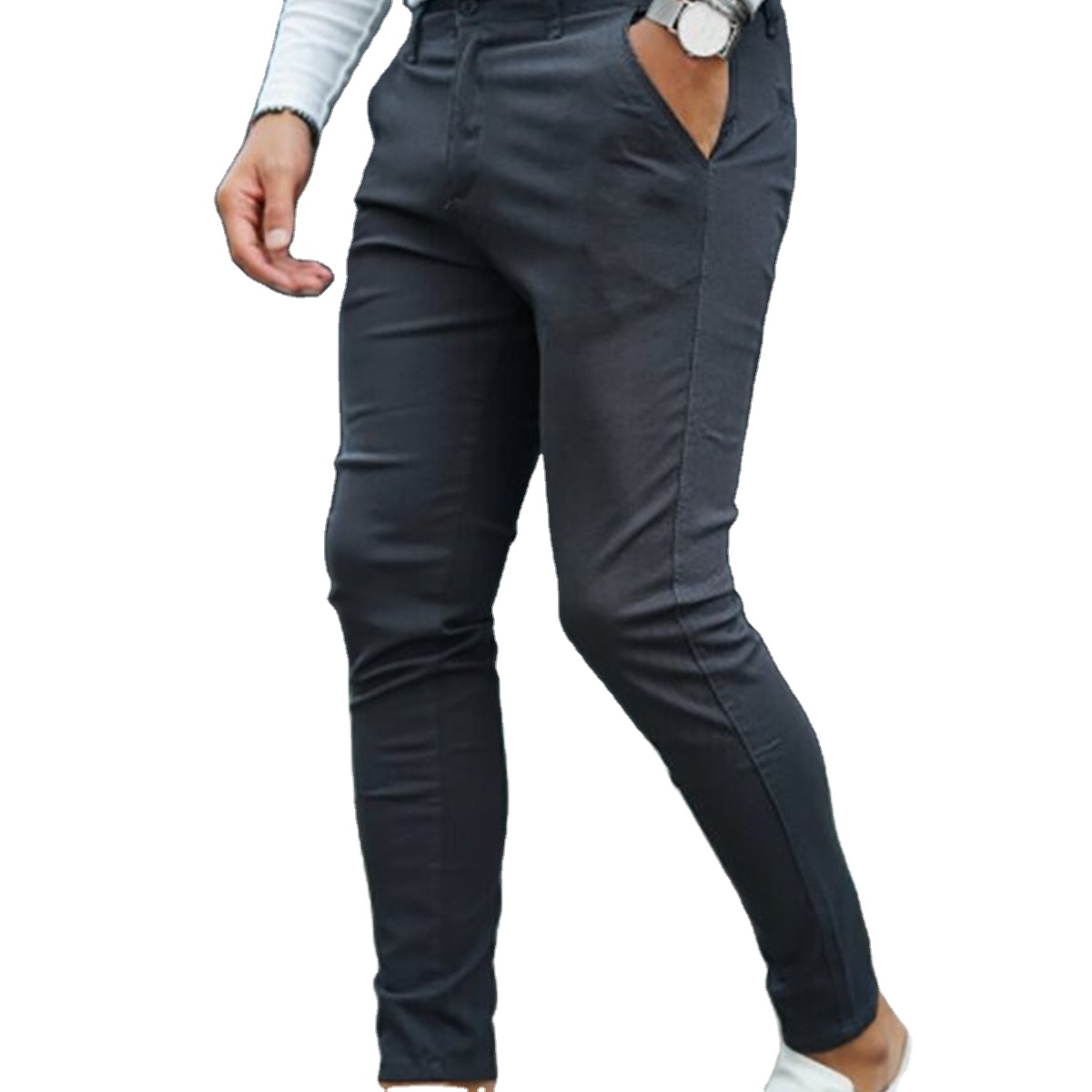 slim fit dress slacks Carol Christian Poell Wool Breadsticks Dress Pants PM/2414L – DRIEW main image 0