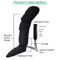 Bottes de récupération SIMO Sports Bottes de masseur de compression des jambes Bottes de compression d'air