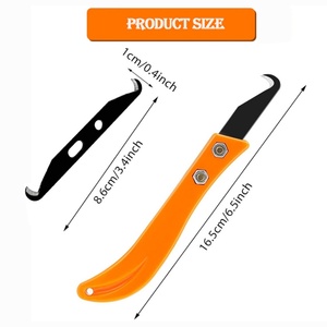 Herramienta para quitar empuñaduras de palos de golf, cuchillo multiusos, cuchillo cortador de gancho - Product Image 3