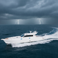 DK-LU56 Yate Privado de Lujo 17m Barco de Pesca de Aluminio Pequeño Yate de Lujo Crucero con Cabina Yate de Lujo en Venta