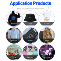 Printer T-Shirt DTF 3D terintegrasi dengan bordir 3D dan teknologi Inkjet Laminating T-shirt Printer 3d kain tekstil bendera