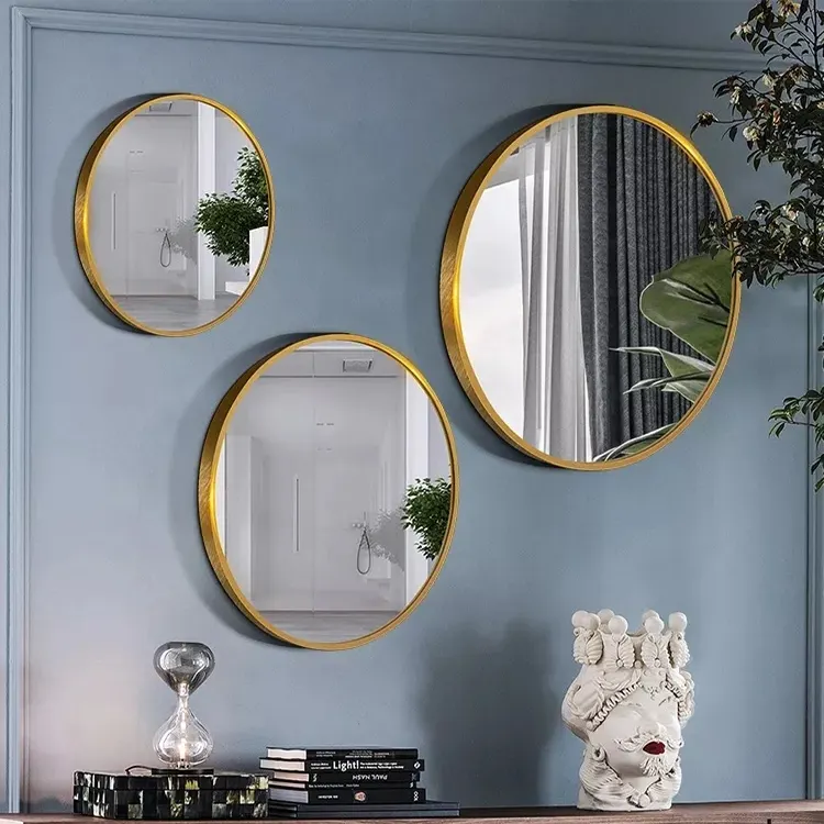 Design de luxe, vente en gros, décoration de miroir, modèles de miroir mural