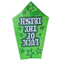 Accessoires de déguisement Saint Patrick : Cravate porte-bonheur pour la Saint-Patrick, cravate porte-bonheur des Irlandais