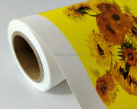 Rouleau de toile en coton polyester 280 340 360 g/m², toile mate ou brillante pour artiste, compatible avec les imprimantes à pigments et à encre Epson