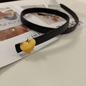 女性用牛革ベルト ハートバックル 調整可能 ファッション 本革ベルト - Product Image 5