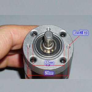มอเตอร์เกียร์ดาวเคราะห์แบบแปรงถ่าน 36 มม. แกน D ขนาด 6 มม. 12-24V มอเตอร์กระแสตรงแรงบิดสูงสำหรับหุ่นยนต์และระบบอัตโนมัติ - Product Image 2