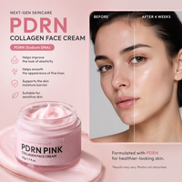 Crème Visage Anti-rides Coréenne Effet Peau de Verre, Crème Visage au Collagène PDRN ADN de Saumon Anti-taches, Marque Privée