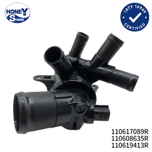 Alloggiamento Termostato Liquido Raffreddamento Motore 110617089R per Renault Captur Megane Clio Kadjar <span class=keywords><strong>Dacia</strong></span> <span class=keywords><strong>Dokker</strong></span> Nissan 1.2 TCe 110608635R - Product Image 1
