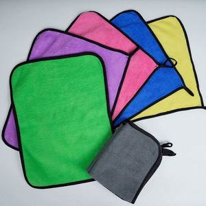 Toalla Promocional Pequeña de Microfibra de 400 g/m², Anti-Rayaduras, de Fibra de Coral, 30x30 cm, para Lavado de Autos - Product Image 2