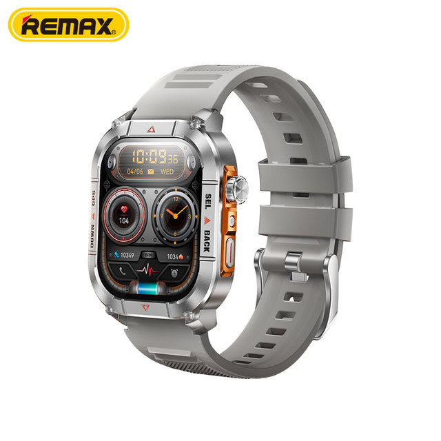 REMAX WATCH30 Outdoor Pro AMOLED Retina Display Multi-GPS Tracking 3ATM Swim-Proof Health Monitoring 100+ Modes Smart Watch