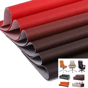 Synthetic Artificial Faux Leather Fabric Recyclable Foldable Car Making Faux Leather Fabric Artificial Rexine Pvc Leather