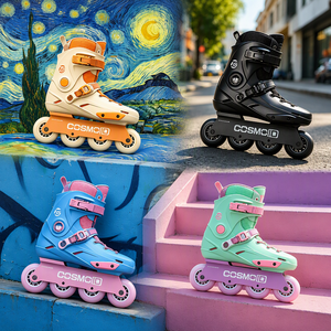 Pattini in linea MICRO Co-brand TG con ruote a fila singola <span class=keywords><strong>per</strong></span> <span class=keywords><strong>principianti</strong></span> <span class=keywords><strong>adulti</strong></span>, studenti universitari e uso estremo - Product Image 1