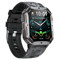 Nuevo Reloj Inteligente con Batería Grande de 1000 mAh, Pantalla IPS de 2.01 Pulgadas, Resistente al Agua 3ATM, Linterna Deportiva para Exteriores, Llamadas por BT, Reloj Inteligente MT62 2026