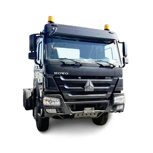 新しいHowo6x4トラックシャーシ300hp400HP28トン中古HowoCargoシャーシトラック