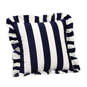 Housse de coussin décorative pour la maison, carrée, en velours de haute qualité, à rayures, pour canapé - Product Image 2