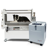 Concentrateur d'oxygène vétérinaire de 5 L pour cages à oxygène pour animaux de compagnie ou machines d'anesthésie animale