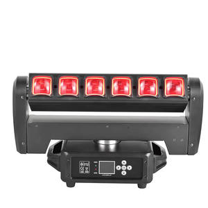 Luz Móvil de Cabeza con Doble Haz LED de 6x40W, Iluminación RGB para Escenarios, Efectos de Matriz de Haz y Lavado, para Espectáculos, Eventos y Locales - Product Image 1