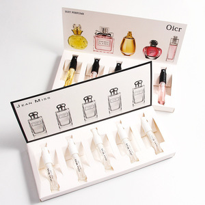 Parfüm-<span class=keywords><strong>Tester</strong></span> Geschenkset Papierkarten-Musterkit Box Individuelles Design Klappdeckelbox für Duftproben-Flaschensets - Product Image 1