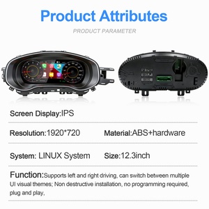 Navihua Lcd Digital Cluster <b>for</b> VW Jetta 2011-2014 Digital Instrument Cluster CarPlay Auto <b>Speedometer</b> Dashboard - Product Image 6