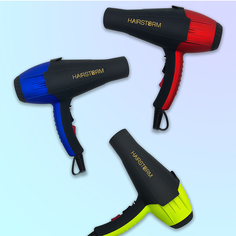 Professional Ac Motor Ion Blow Hair Blow Dryer For Hair Salon Private Label Electric Red Yellow blue Color Hairdryer