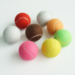 Custom Oem Bulk Yellow Grey Brown pink logo Small <strong>Dog</strong> <strong>Toy</strong> Interactive Playing <strong>Tennis</strong> <strong>Balls</strong> - Product Image 3