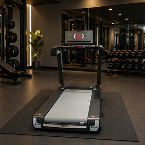 Tapis roulants électriques commerciaux avec réglage automatique de la pente, surveillance cardiaque sans fil, écran tactile LCD pour usage domestique - Product Image 1