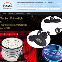 Kit d'éclairage de jantes 4 pièces blanc, 20 rangées LED intérieures et extérieures, éclairage de tuning pour voiture et camion, anneau de jante lumineux à commutation pour pneus automobiles