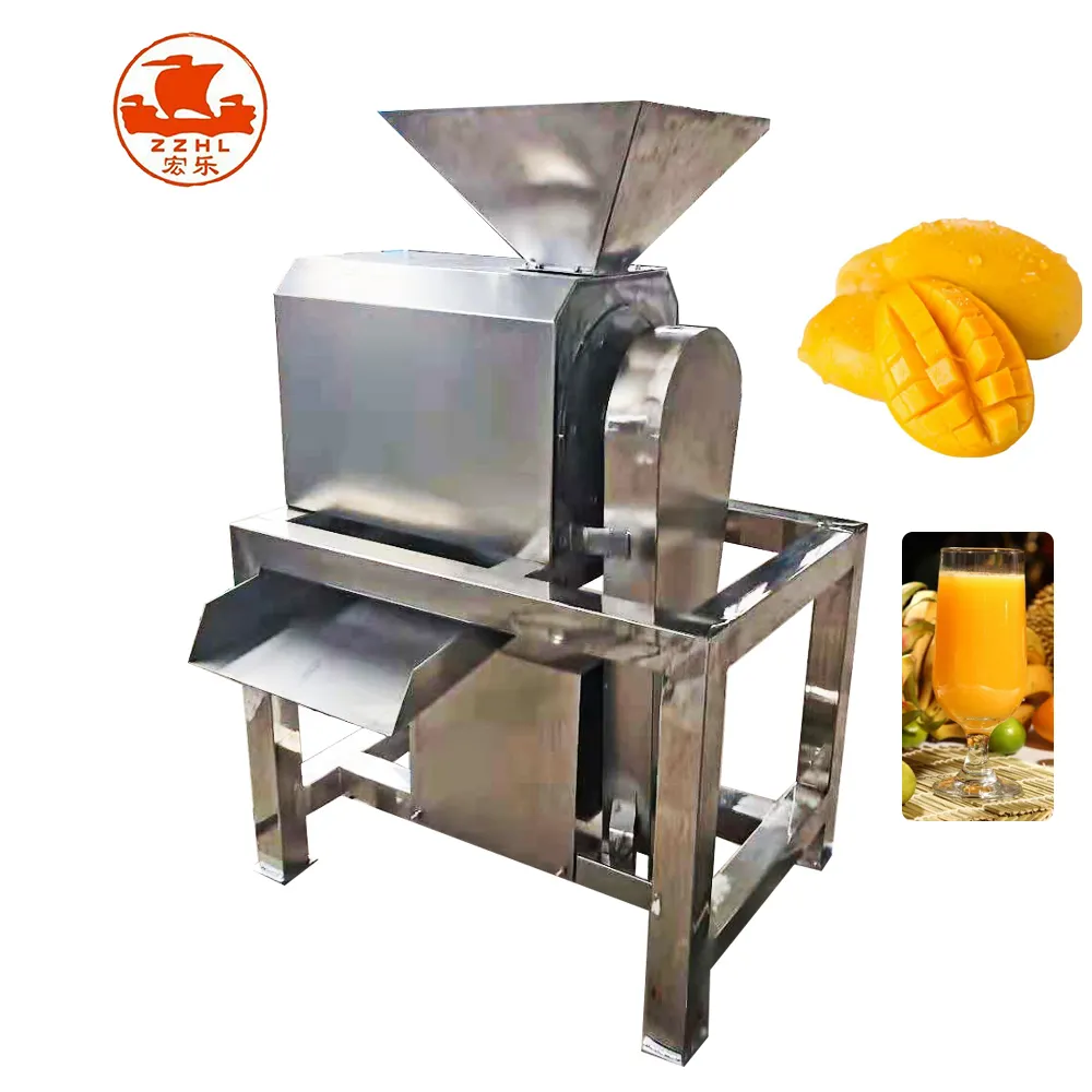 Extractor de zumo de Mango, máquina exprimidora de pulpa sin semillas, para Mango de cereza