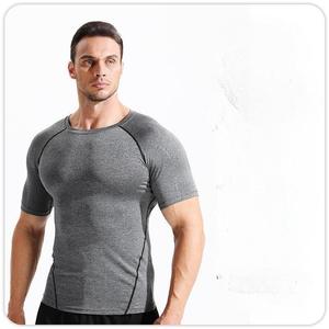 Compressie Shirt Heren Elastische Sneldrogende Basketbal Korte Mouw Heren T-Shirt Sport Fitness Panty - Product Image 5