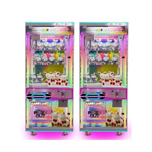 Vente directe usine : Machine d'arcade à grue à pinces pour poupées, avec vitrine en verre, à monnayeur, personnalisable avec logo de marque, pour salles d'arcade - Product Image 3