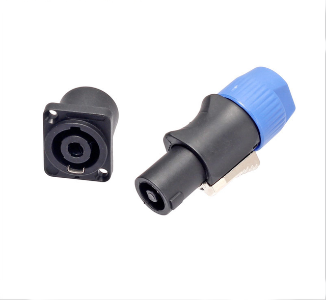 Speakon Nl4fc Speaker Cable 4pin Female Male Plug and Socket Connectors Speakon Audio XLR Connector for Loudspeakers