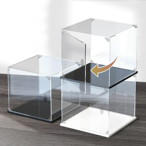 Figura de montaje personalizada funda protectora de juguete caja de exhibición de muñecas <span class=keywords><strong>pop</strong></span> de acrílico transparente - Product Image 4