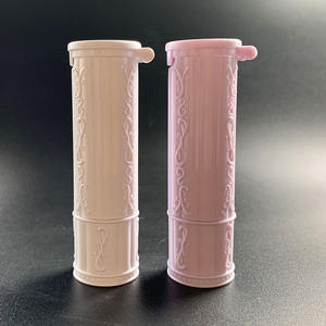 Contenedor de pintalabios personalizado con lentes, bonito tubo de embalaje de bálsamo <span class=keywords><strong>labial</strong></span> estampado rosa - Product Image 2