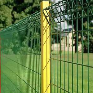 Panneau de clôture métallique en acier, revêtement poudré, pour extérieur, panneau de clôture en fil 3D, clôture en treillis soudé, fourni par l'<span class=keywords><strong>usine</strong></span> - Product Image 1