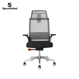 <span class=keywords><strong>เก้าอี้</strong></span>สำนักงานตาข่าย SpaceUnited รุ่นโมเดิร์น สำหรับผู้มาเยี่ยมชม ห้องประชุม ผู้จัดการ ผู้บริหาร ออกแบบตามหลักสรีรศาสตร์ - Product Image 2