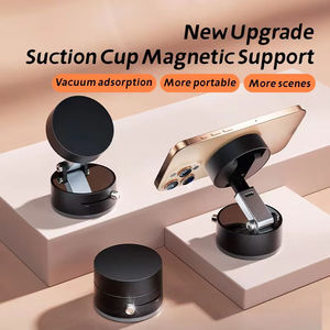 Support magnétique double face extensible pour téléphone, fixation solide par ventouse, pour douche, voiture, tous téléphones, utilisation sur bureau, cadeaux de fête - Product Image 4
