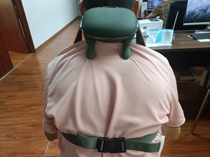 Jinboyang 2025 manos libres más nuevo verde Shiatsu masajeador de espalda y cuello masajeador de cuello de tejido profundo con calor - Product Image 3