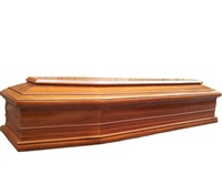 Ataúd Funerario de Madera de Paulownia Hecho a Mano de Estilo Europeo, Diseño Personalizable, Capacidad de 220 Pulgadas Cúbicas, Ecológico