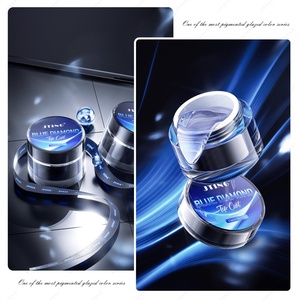 JTING Top Coat Gel Effet Unique Anti-Jaunissement Diamant Bleu Sans HEMA – Fournisseur OEM/ODM de Vernis à Ongles - Product Image 5