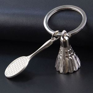CY Creative Simulation Tennis Table Tennis Golf <b>Key</b> <b>Chain</b> Mini 3D Badminton Keychain Sport Game Souvenirs - Product Image 2