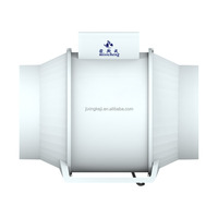 4 pouces/6 pouces/8 pouces ventilateur de conduit extracteur d'air à faible bruit tente de culture hydroponique mélange flux conduit ventilateur