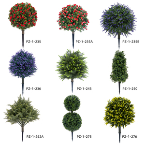 <span class=keywords><strong>Amazon</strong></span> buis topiaire arbre à fleurs artificielles avec des plantes de sol pour la maison jardin - Product Image 6