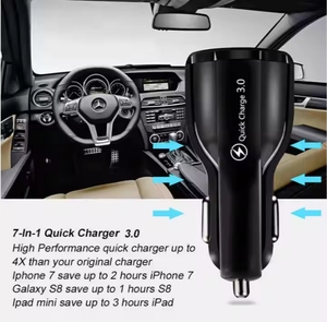 Custom logo USB Car Charger Fast Charging for Phone Mobile Phone Portable Fast Car Charger - Product Image 3