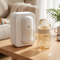 Boîte d'emballage pour biberon en pulpe de papier de qualité alimentaire non toxique, boîte cadeau en fibre moulée biodégradable écologique personnalisée