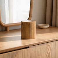 Bouteille de parfum vide carrée suspendue pour voiture, bureau, chambre, avec bouchon en bois, diffuseur d'arômes au design unique