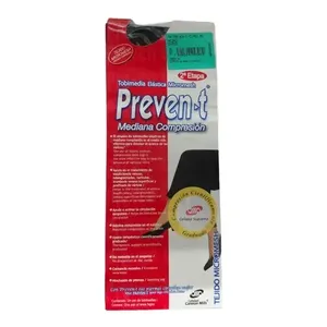 Tobimedia ginocchio alto mezzo di compressione per prevenire le vene Varicose Anti-embolia oggetto a maglia in Nylon e Spandex