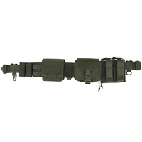 Ceinture tactique pour hommes avec sac détachable et ensemble de pochettes pour les sports de plein air, la chasse et les accessoires