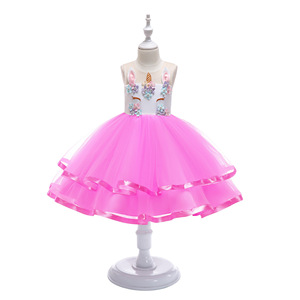 Vestito da Principessa per Halloween per Bambine in Stile Europeo e Americano, Gonna in Pizzo a Doppio Strato, Abbigliamento per Bambini in Stile Fatato, Ecologico ODM - Product Image 3