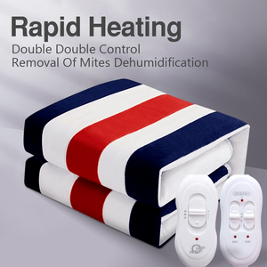 Couverture chauffante électrique chauffante 220/110V, couverture chauffante plus épaisse, thermostat <span class=keywords><strong>de</strong></span> matelas, couverture chauffante pour l'hiver - Product Image 6