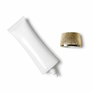 Tubo Exprimible de Plástico Blanco para Cosméticos con Tapa de Rosca para Productos de Belleza, Crema BB, Protector Solar - Product Image 3